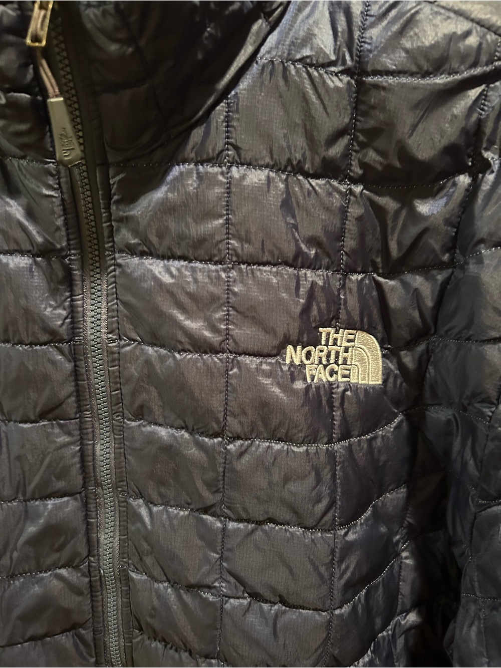 The North Face Men's Navy Quilted Packable Puffer Jacket - Picture 3 of 12